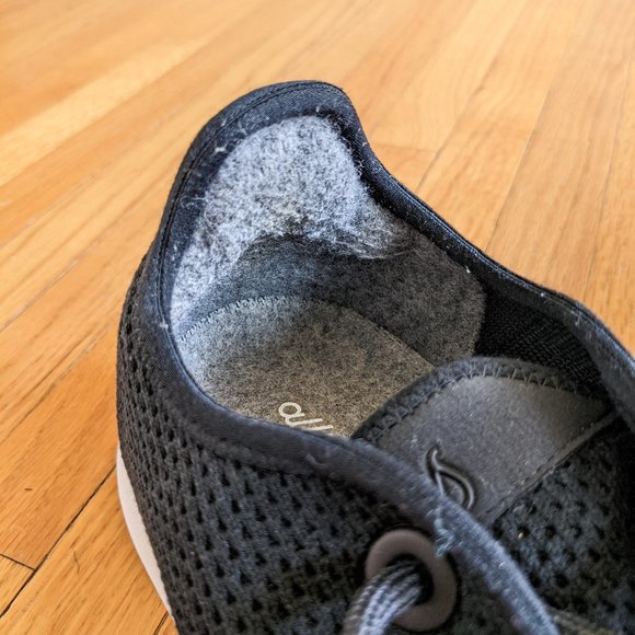 Allbirds Tree Runners Jet Black Shoes, Size 10 - Picture 5 of 5